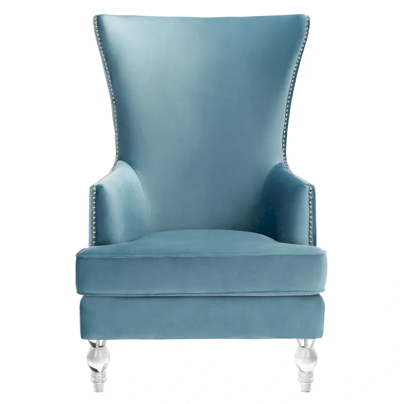 SAFAVIEH Couture Cath Modern Wingback Chair - 29Wx32Dx45H