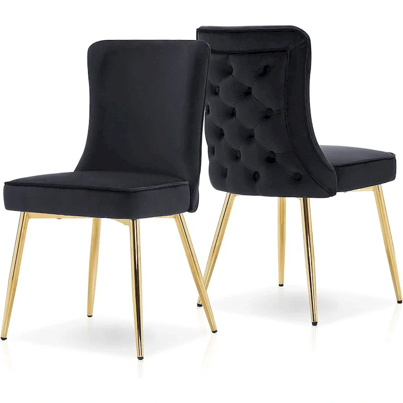 Tufted Button Back Room Chair Set of 2