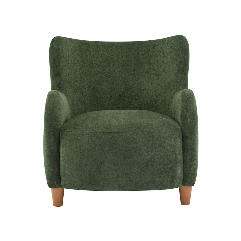 Bacho Fabric Wingback Accent Chair by Christopher Knight Home