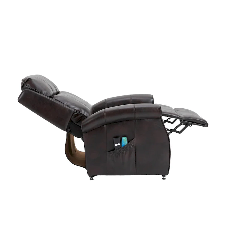 GZMR Faux Leather Elderly Power Lift Recliner Chair