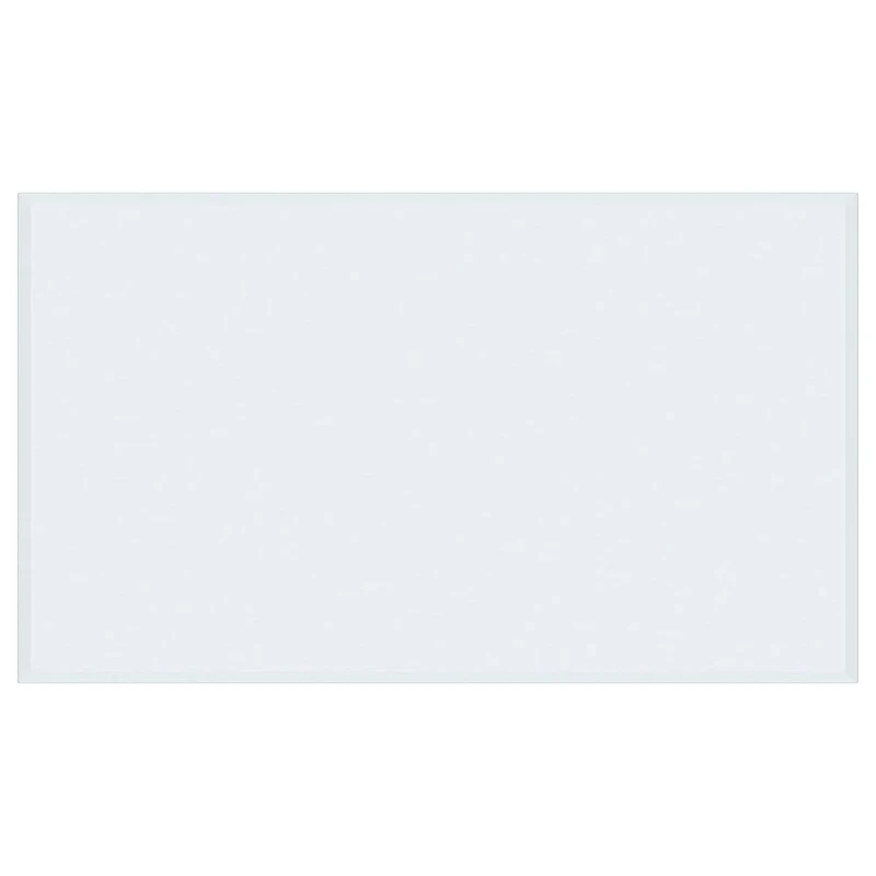 Rectangular Casual Clear Tempered Glass Top