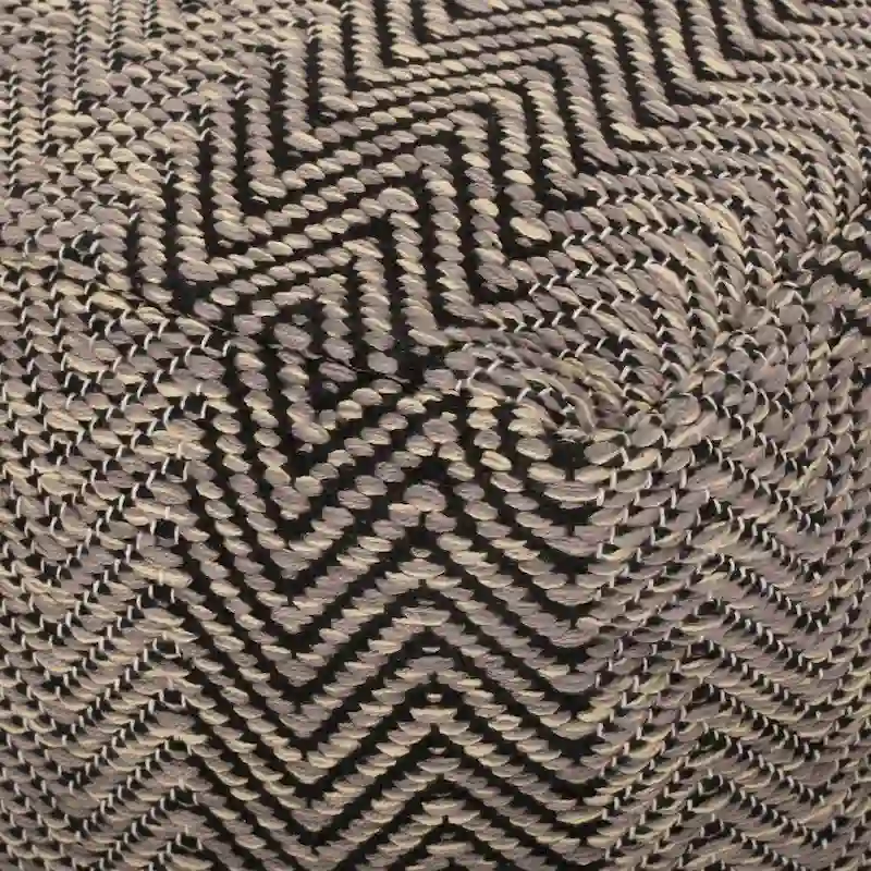 Bowmont Hand-Crafted Cotton Cube Pouf by Christopher Knight Home