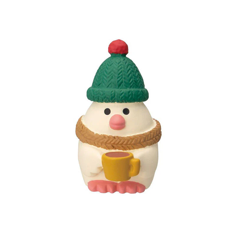 Decole Concombre Figurine - Christmas in Mushroom Forest -Sparrow