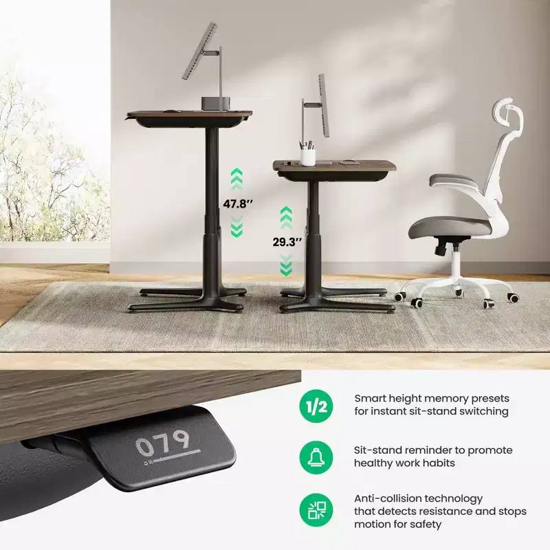 LumiDesk All in 1 Electric Height Adjustable Desk  Smart, Modular & Ergonomic