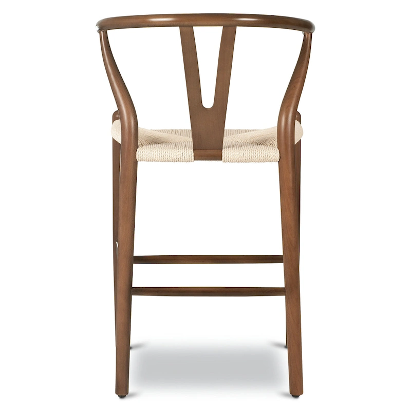 Poly & Bark Weave 23.5 Seat Height Counter Stool - Solid Wood with Woven Seat