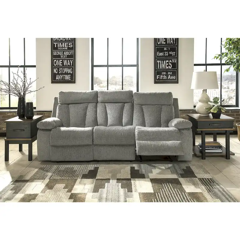 Signature Design by Ashley Mitchiner Gray 3-Piece Upholstery Package - 87 W x 40 D x 42 H