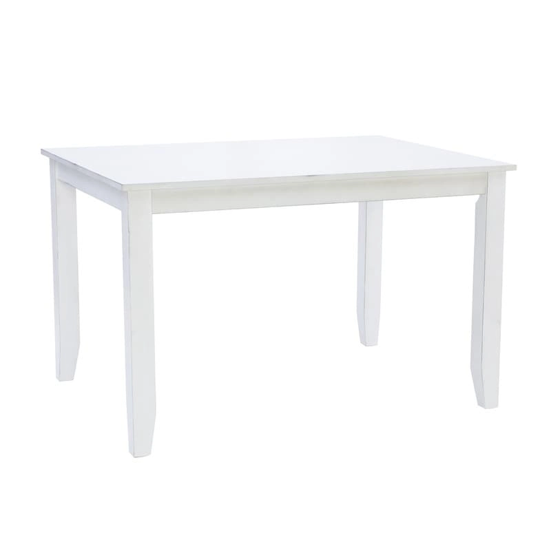 Harrow 5-piece White Farmhouse Dining Set