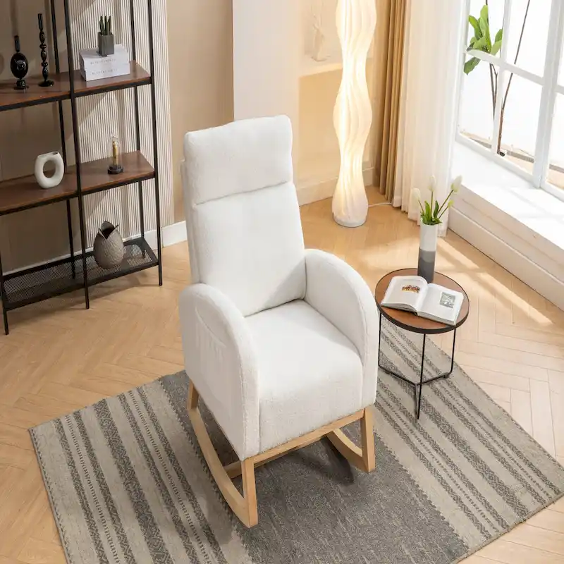 Teddy Fabric Rocking Chair