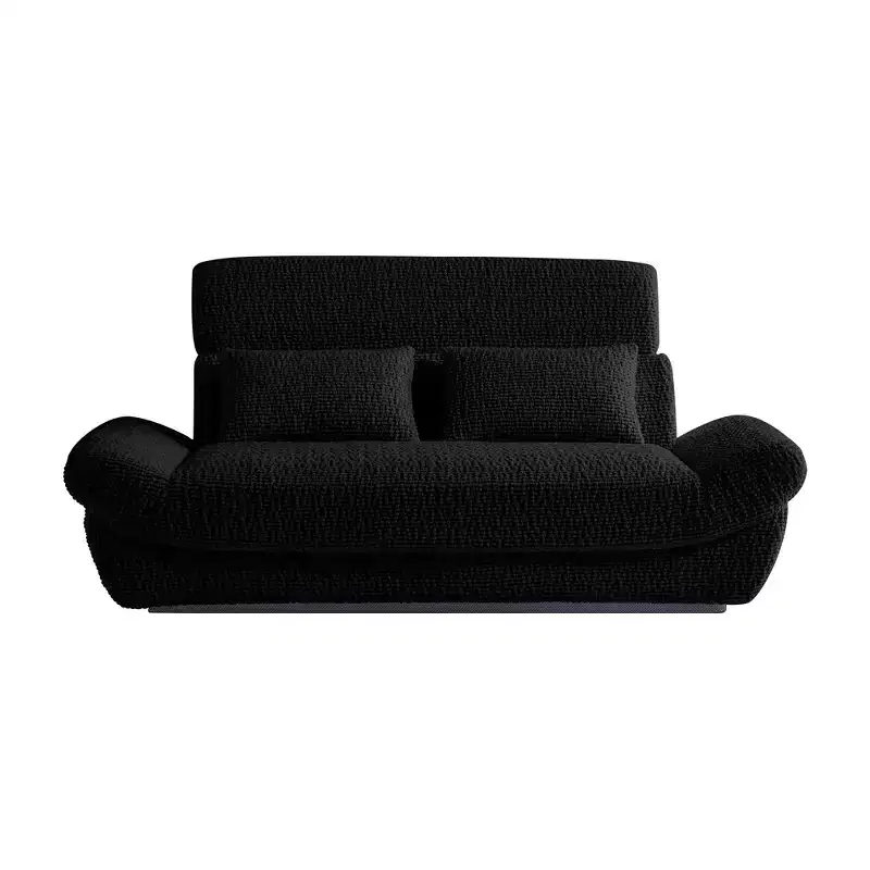 EHMKNP 2-Seater Sailboat Elliptical Sofa  High-Density Compressed Foam Luxury Living Room Couch