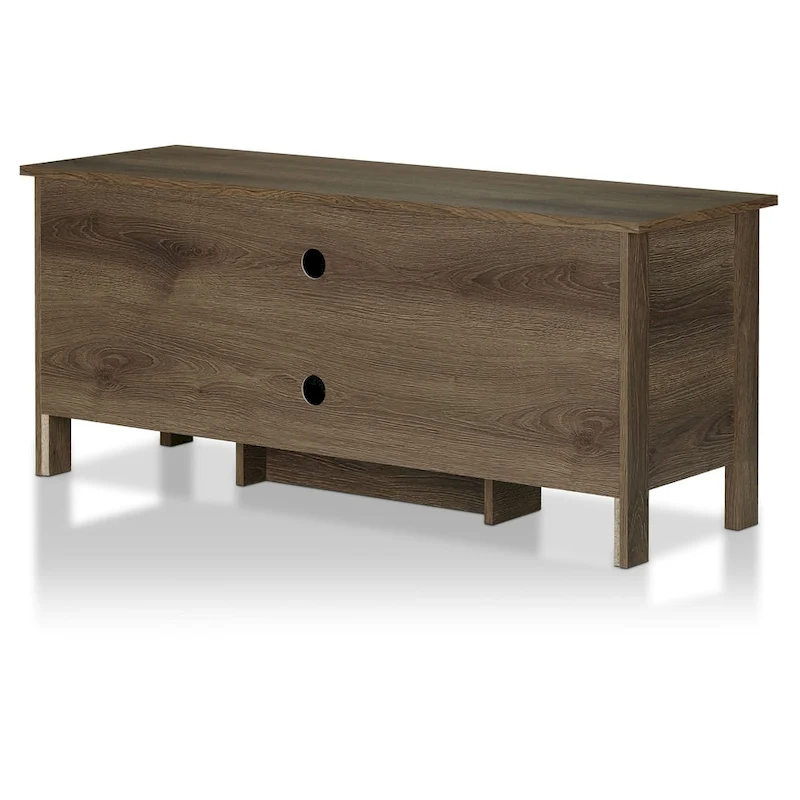 Rogan Transitional Distressed Walnut 48-inch 6-Shelf TV Console by Carbon Loft