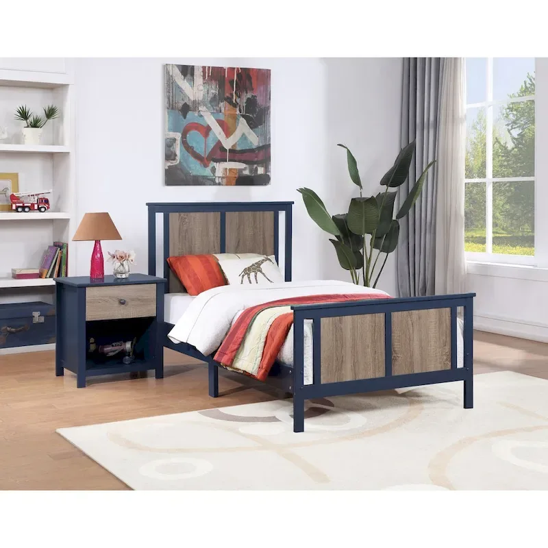 Olive & Opie Connelly Reversible Panel Twin Bed