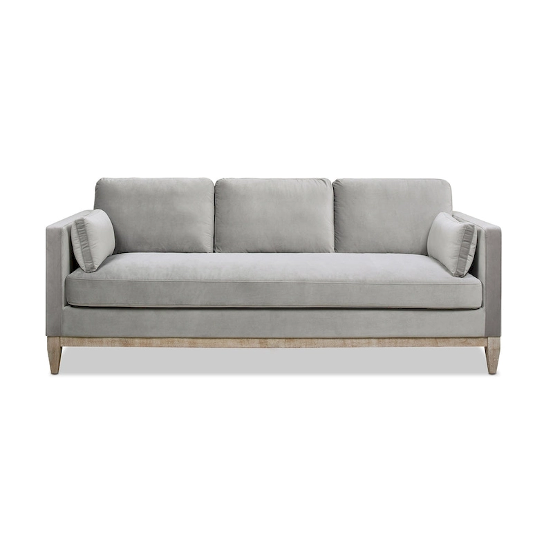 Knox 84 Modern Farmhouse Velvet Track Arm Sofa