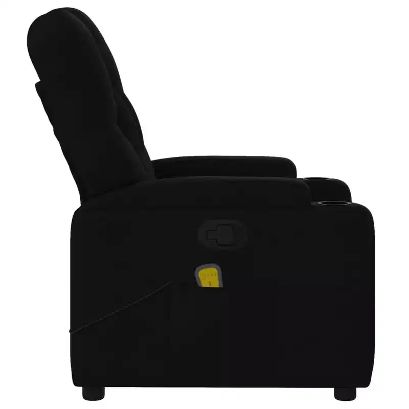 vidaXL Massage Recliner Chair Cream Faux Leather
