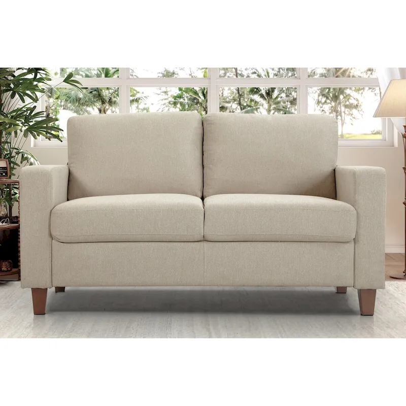 55 In Transitional Upholstered Living Room Loveseat