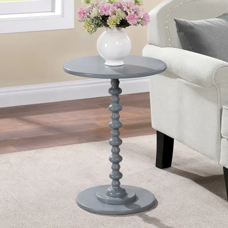 Convenience Concepts Palm Beach Round Spindle Table