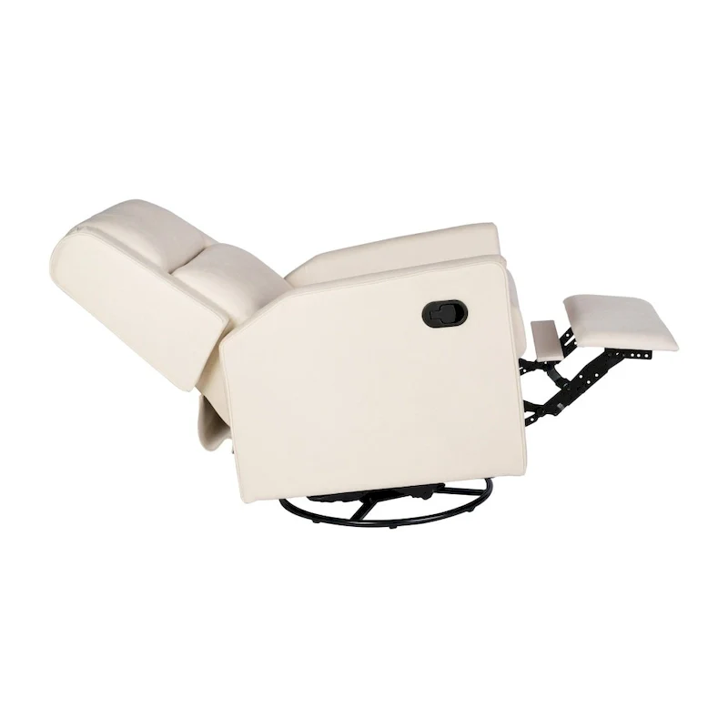 Manual Rocking Recliner Chair with Swivel and Gliding Motion