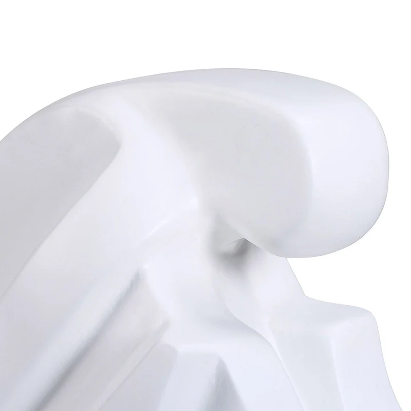Renwil Imagine Ceramic Statue, Matte Off-White