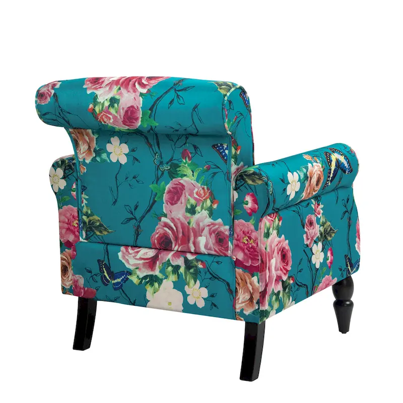 Living Room Armchair with Nailhead Trim - 29.9 W x 29.9 H x 32.9 D