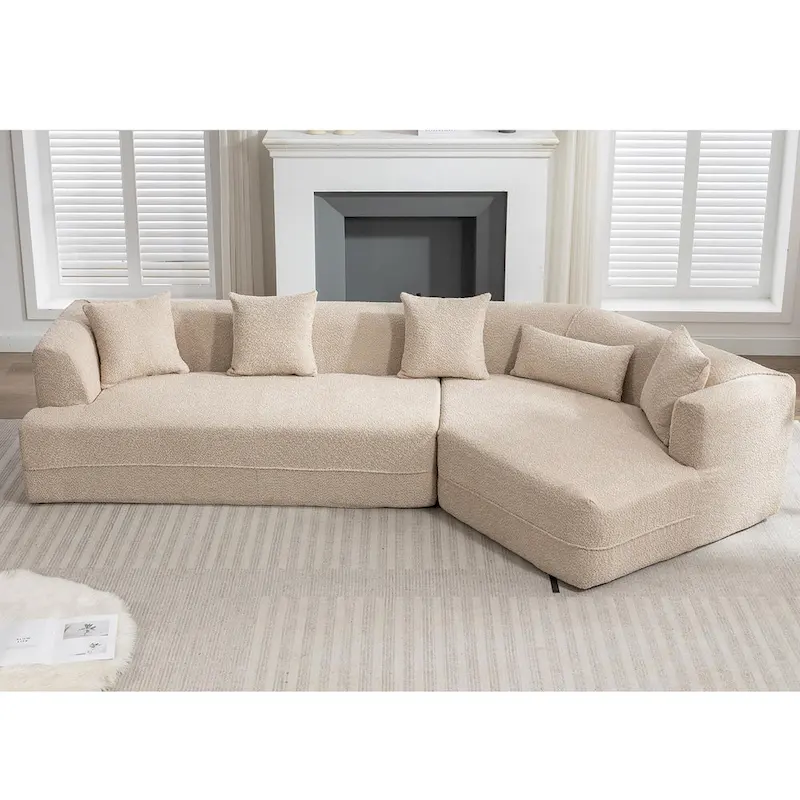 Modular Sleeper Sectional Sofa with Free Combination