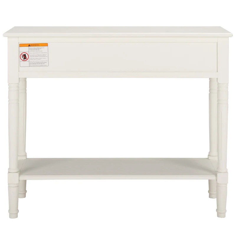Grey 2-Drawer Console Table - 35.8 x 13.8 x 29.5 - 36Wx14Dx30H