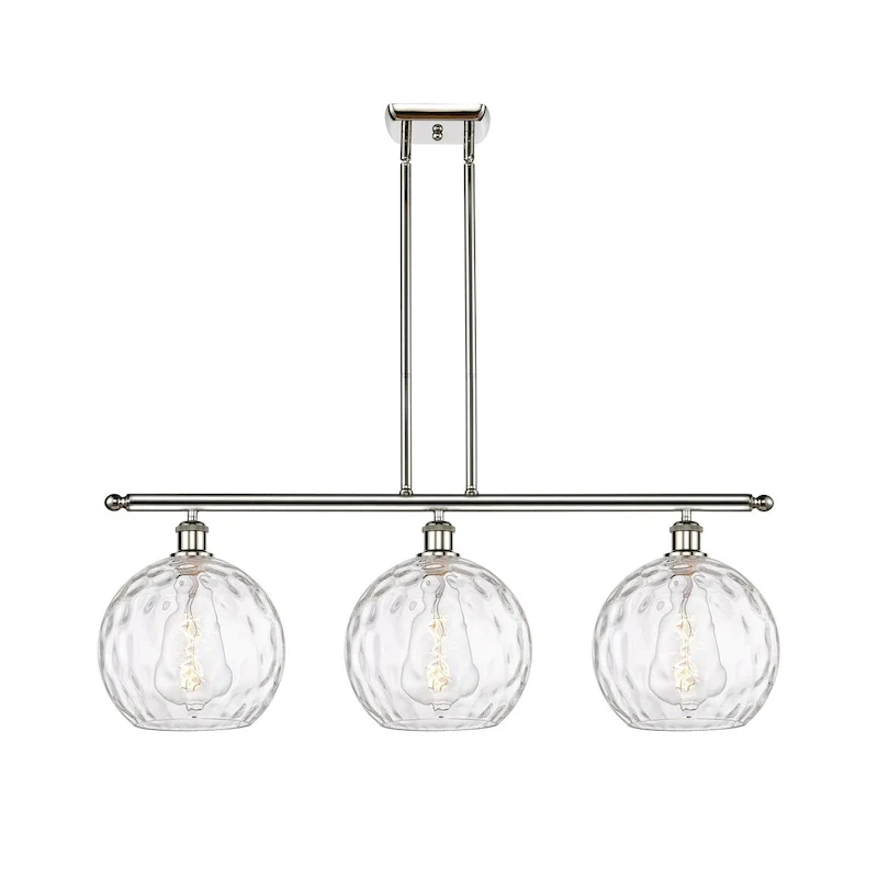 Innovations Lighting Athens Water Glass 3 Light 37  Stem Hung Island Light