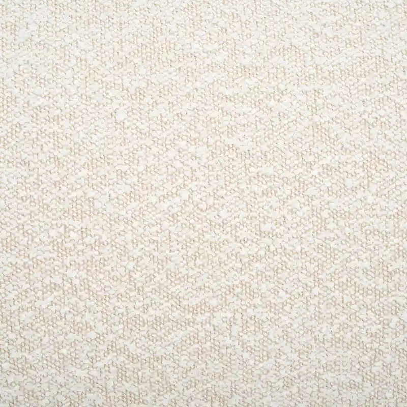 Upholstered Bench in Light Beige / Creme with Black Legs – Seats 2