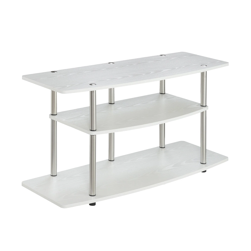 Convenience Concepts Designs2Go No Tools 3 Tier Wide TV Stand