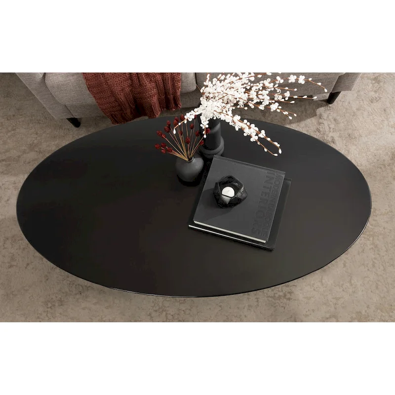 Kate and Laurel Nylah Oval Coffee Table