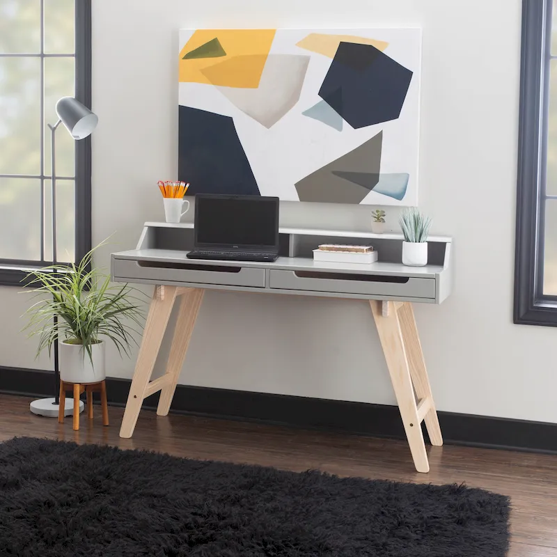Two-Drawer Desk