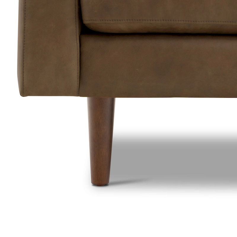 Poly & Bark Napa 72 Apartment Sofa - Full Grain Genuine Italian Leather