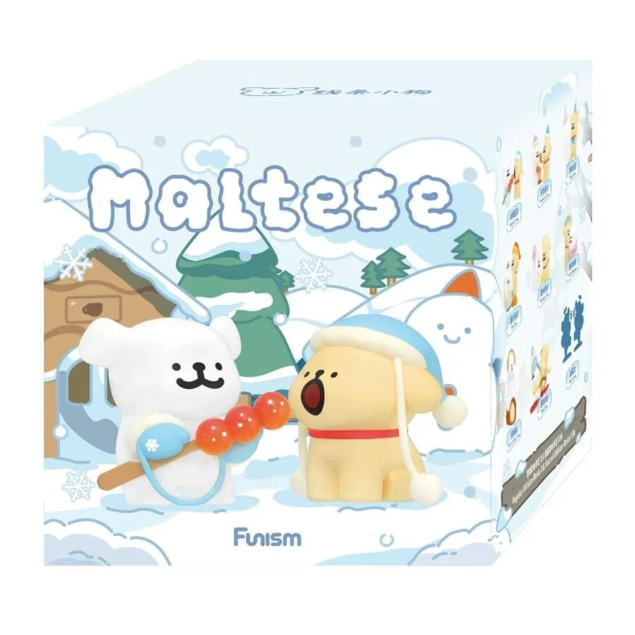 Funism Maltese Cuddly Moments Series - Blind Box Figurines