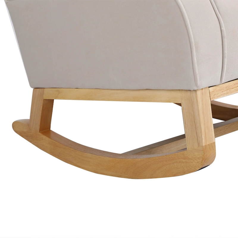 GEITIN High Back Rocking Chair with Tufted Back