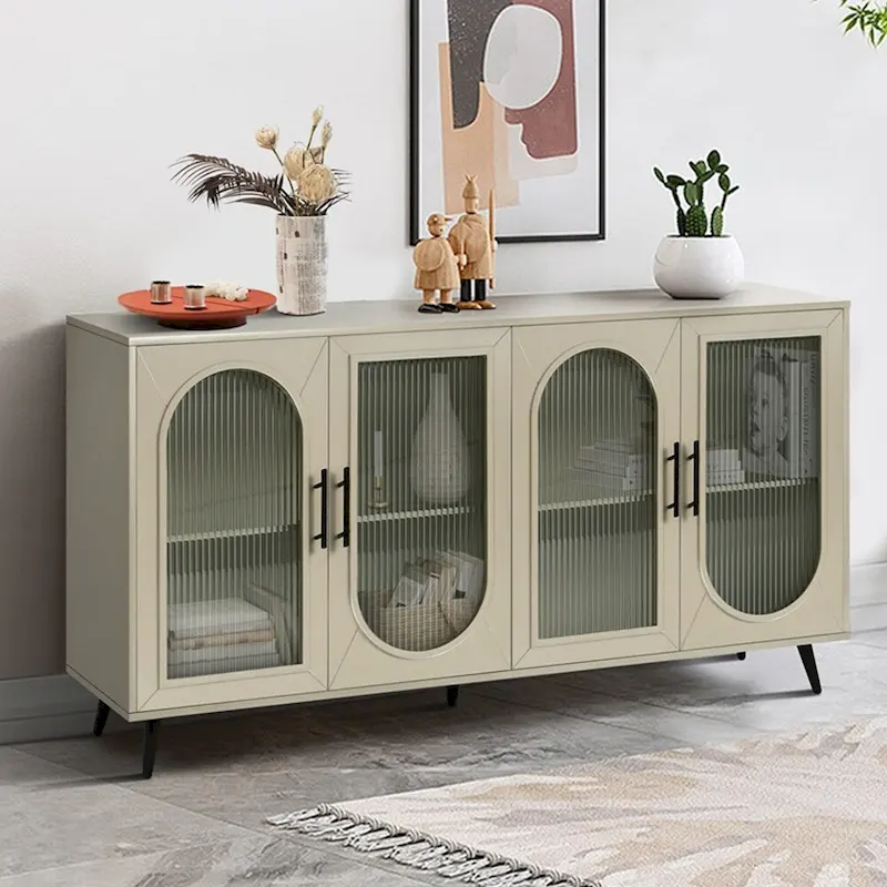 Storage Cabinets with Adjustable Shelves for 65 Inch