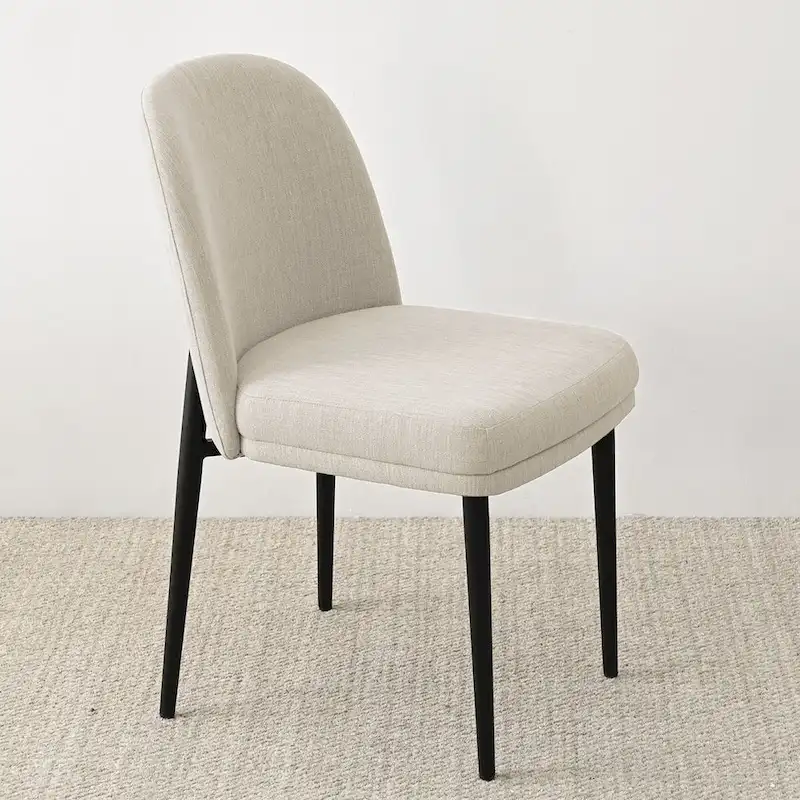 Linen Upholstered Dining Chair(Set of 2)