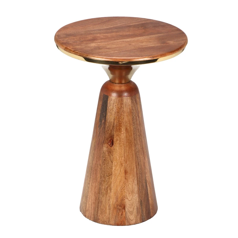 Christopher Knight Home Mango Wood and Metal End Table