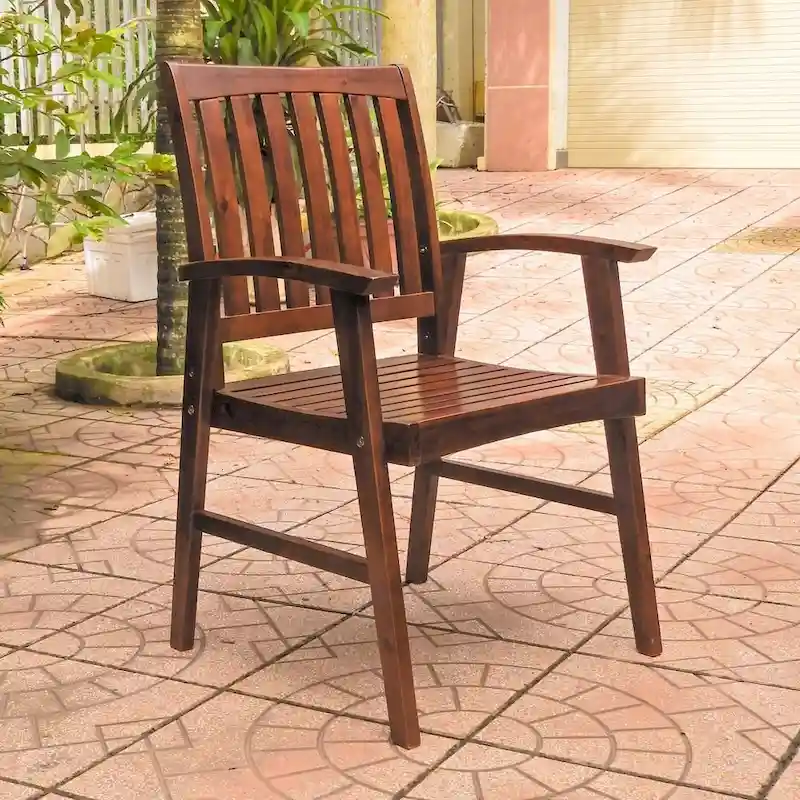 International Caravan Highland Patio Dining Chair (Set of 2)