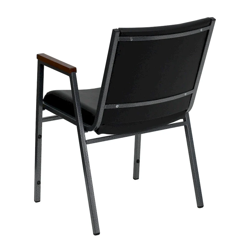 Heavy Duty Stack Chair with Arms - 21D x 21W x 31H