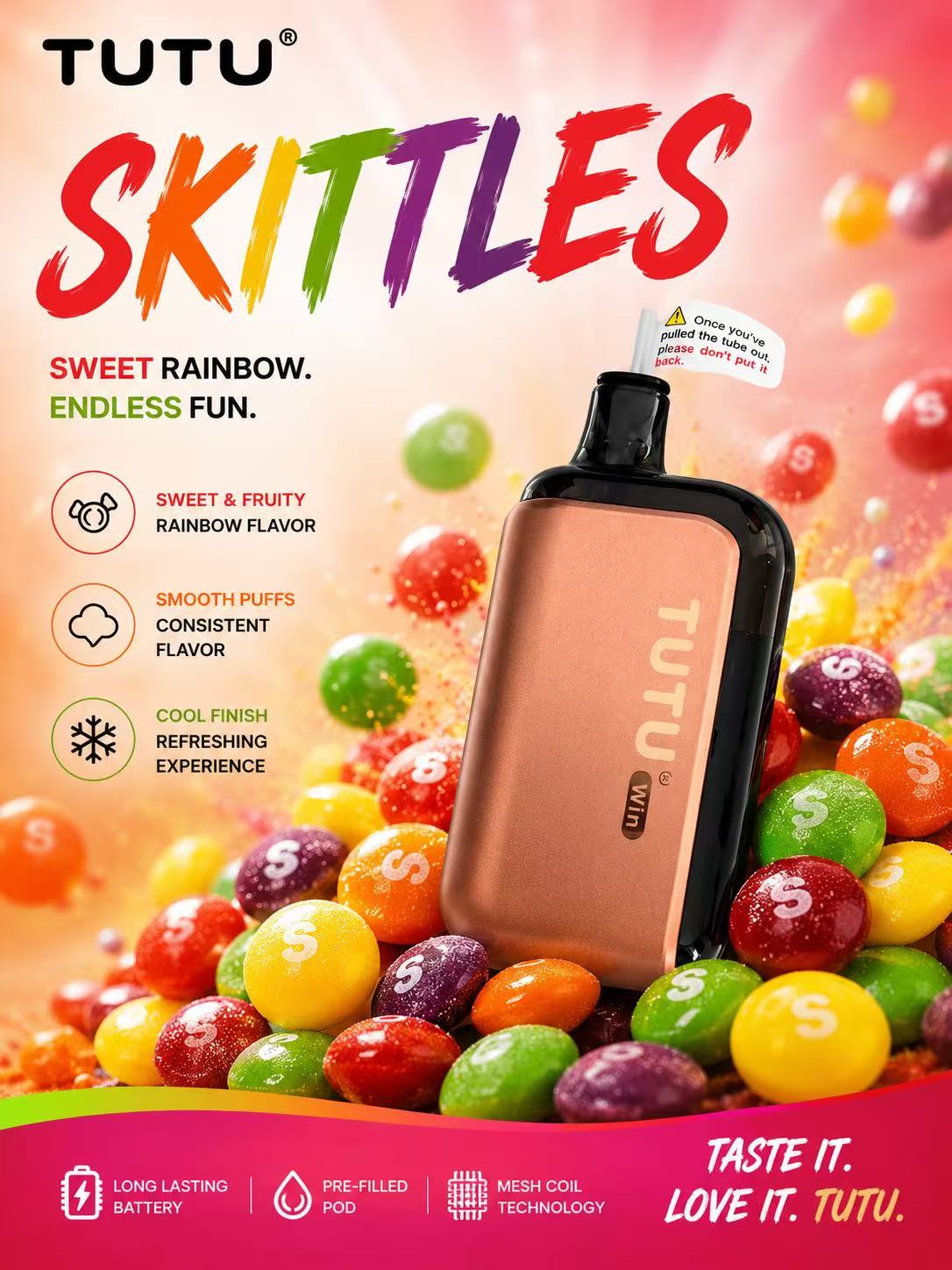 TUTU win 10000 Puffs Disposable Vape Newest brand 12 Flavors