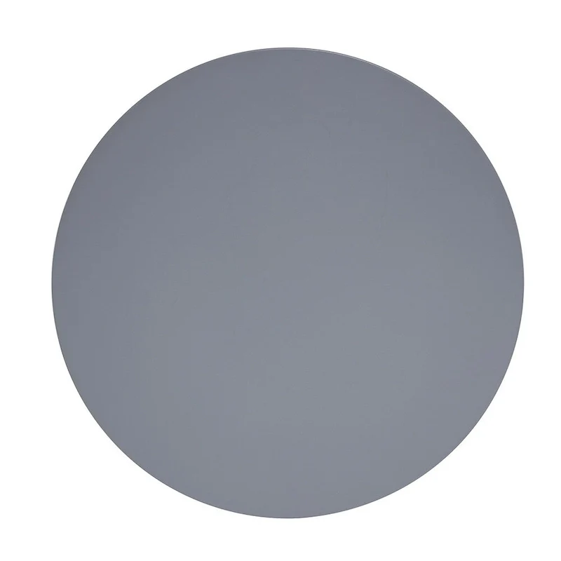 Round Midcentury Modern Wood Side Table