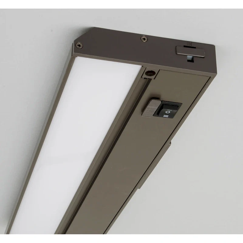 Noble Pro 22-inch Oil-Rubbed Bronze LED Under Cabinet, White Polycarbonate Shade