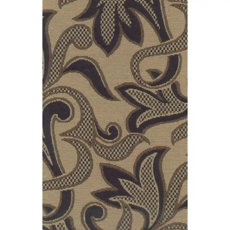 Bali Rattan Double Papasan Chair with Tapestry Cushion