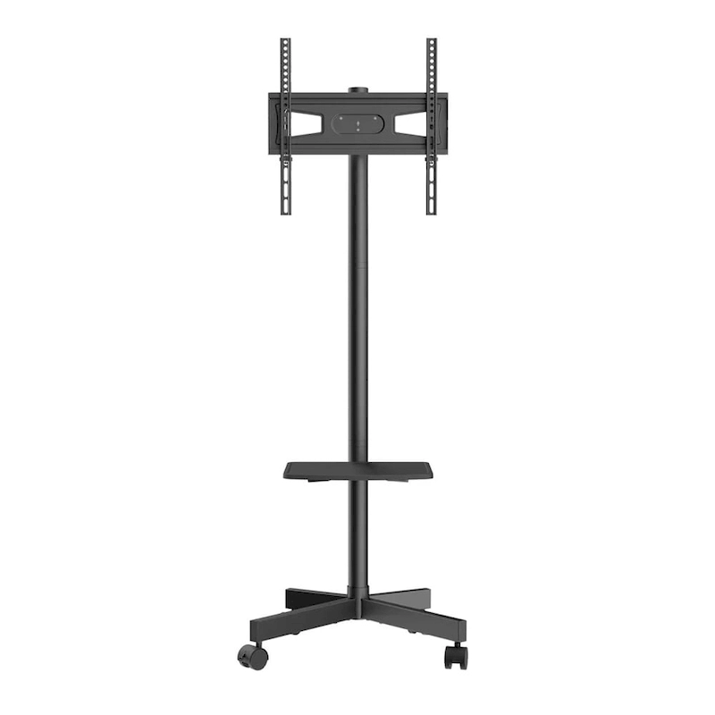 TV Stand Mobile Cart for 23-60 TVs with Wheels & A Tray - 62 inches