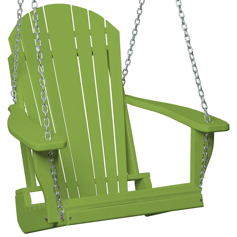 Poly Lumber Adirondack Swing Chair with Chains
