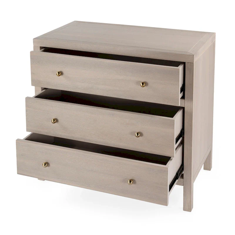 3-Drawer Wood Dresser