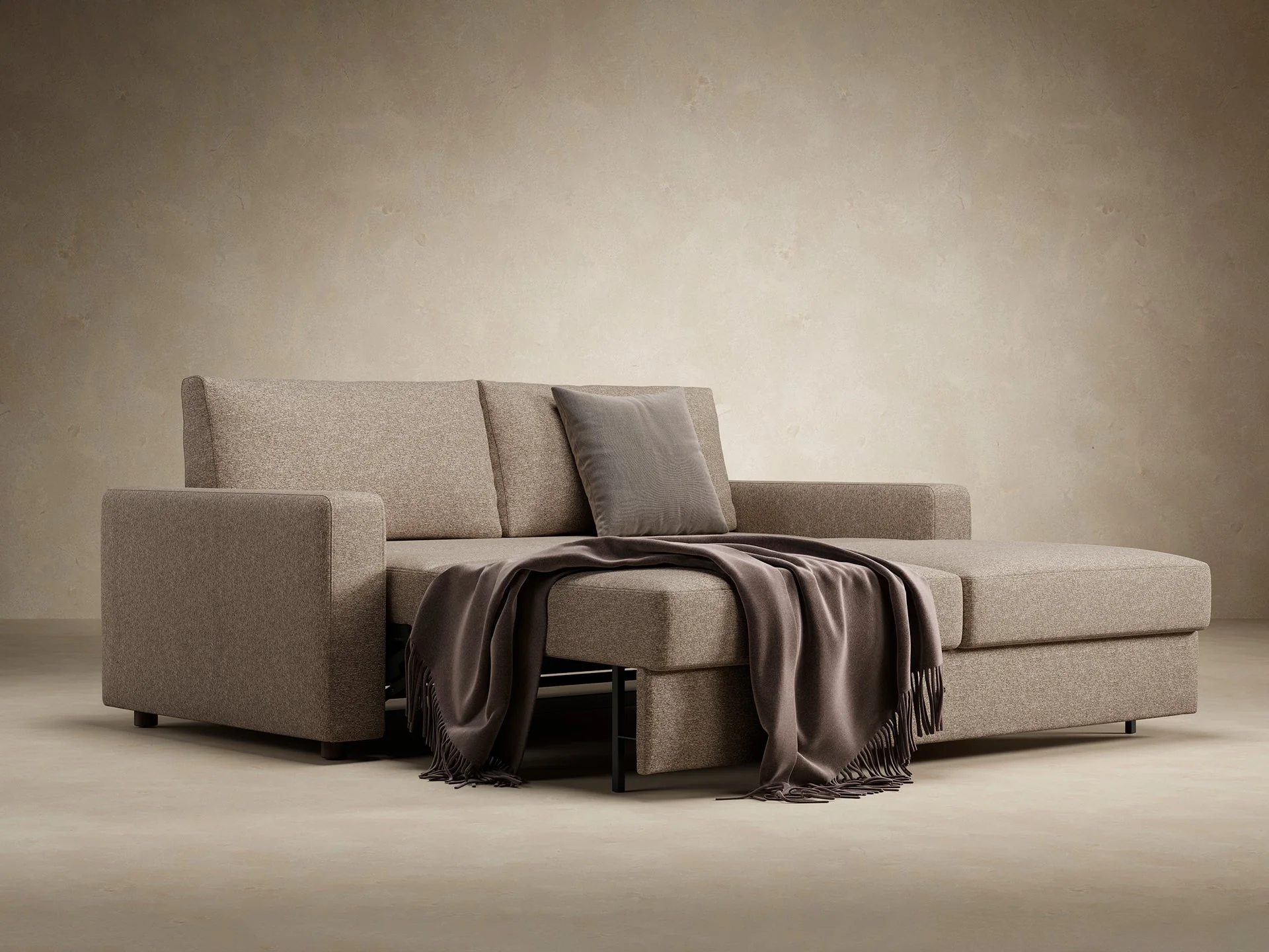 Neah Standard Arms Sofa Bed