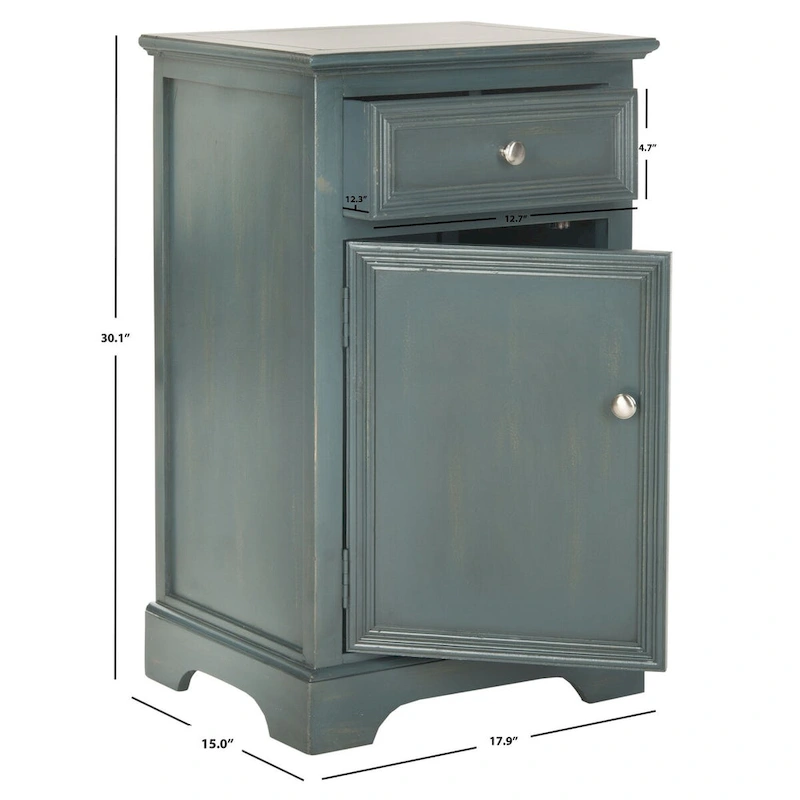 SAFAVIEH Nealie End Table - 17.9 x 15 x 30.1 - 18Wx15Dx30H