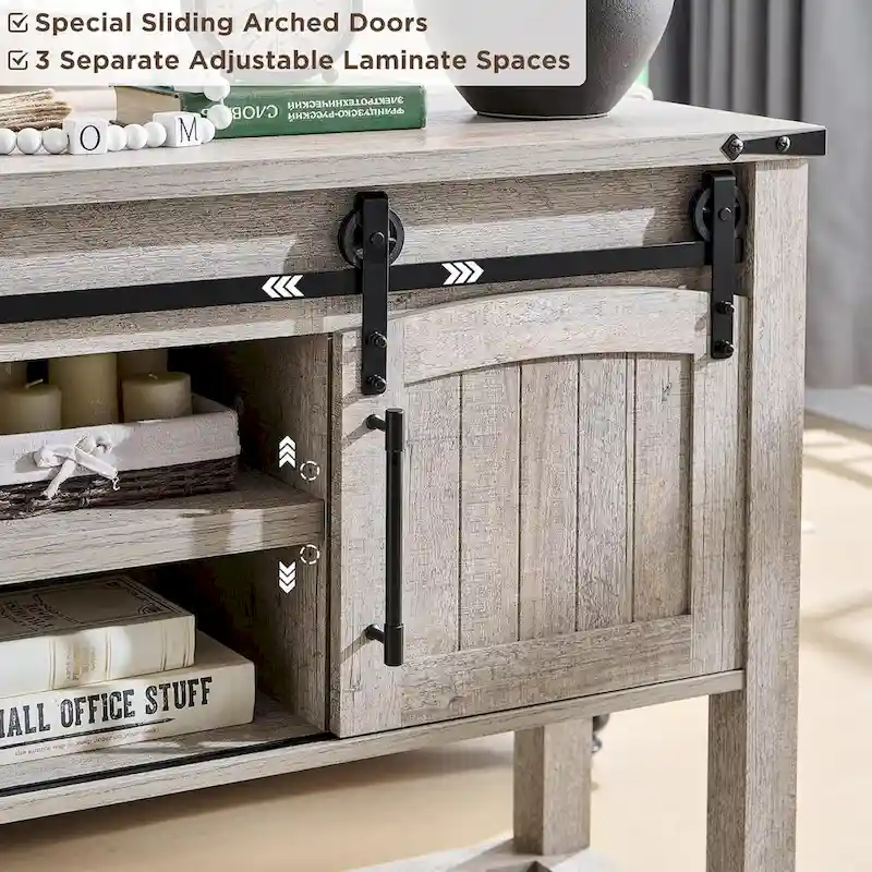 Farmhouse Entryway Table, Rustic Console Table, Wood Sofa Table