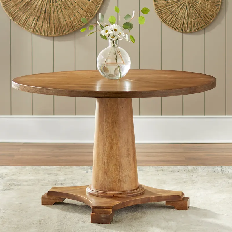 Round Pedestal Dining Table - 45