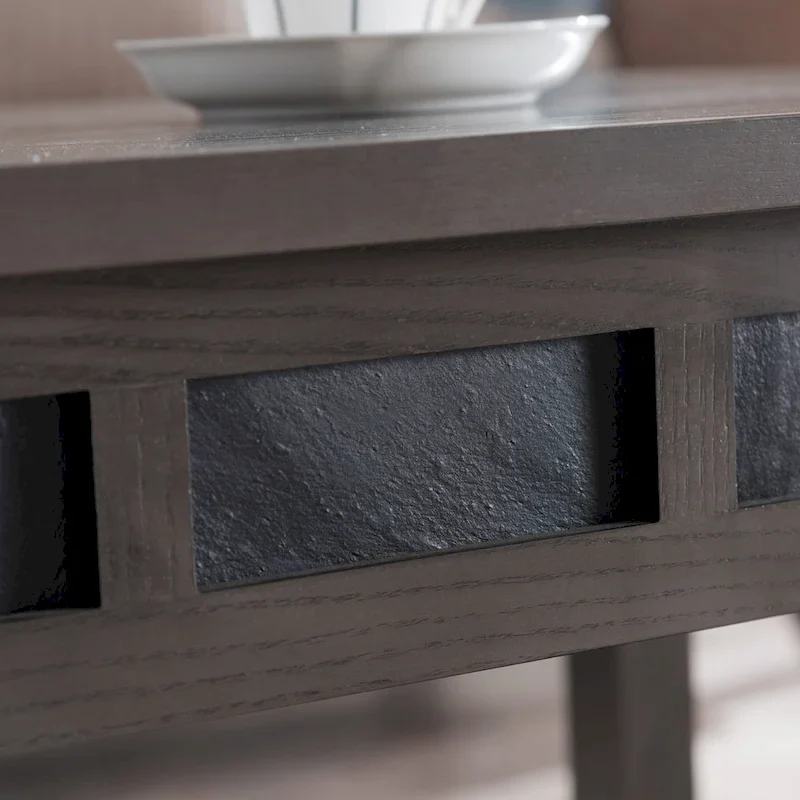 Leick Home Ixia Recliner Wedge End Table