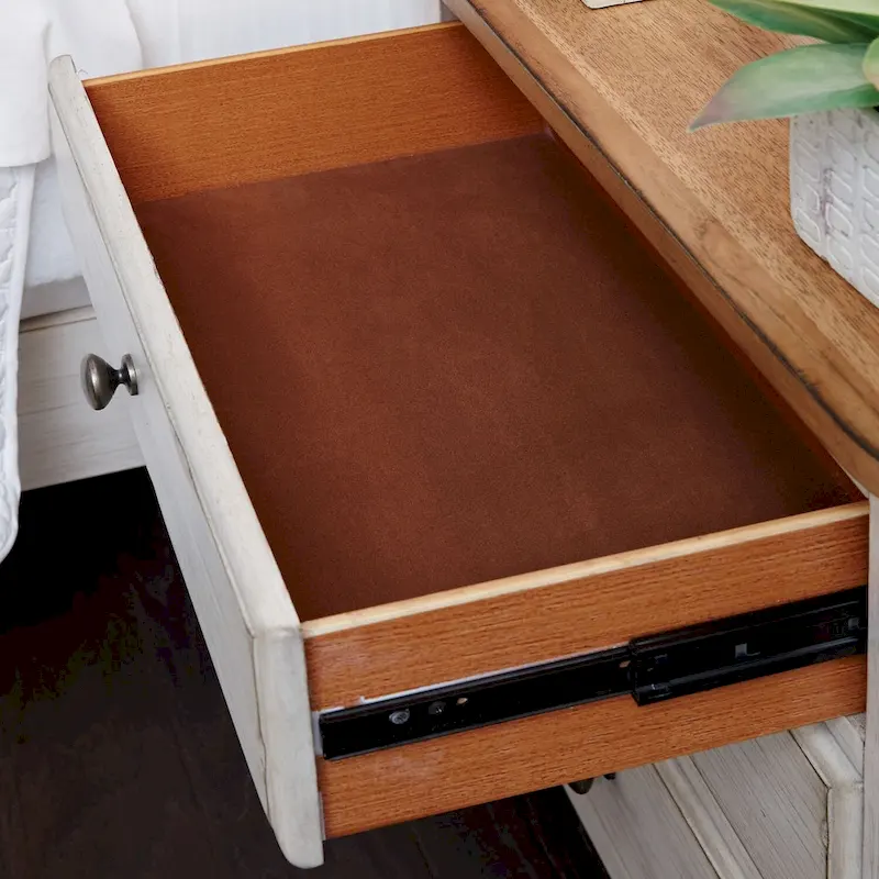 Farmhouse Reimagined 3-Drawer Night Stand with Charging Station